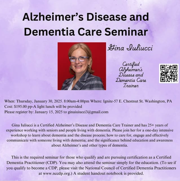 Alzheimer's Disease and Dementia Care Seminar